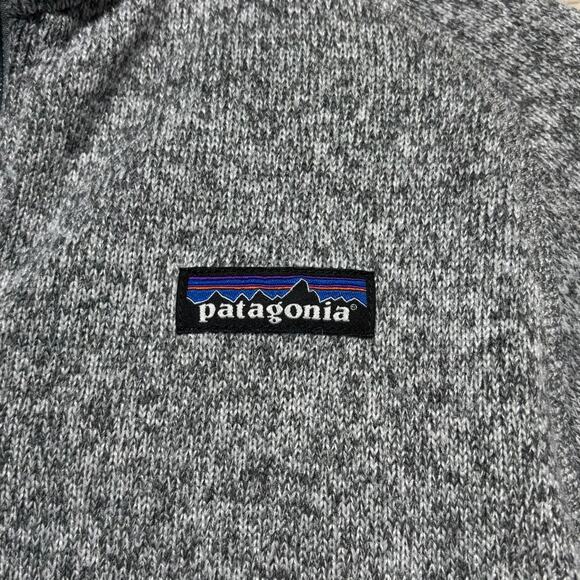 Patagonia Women's Better Sweater 1/4 Zip Fleece Pullover Medium Heather Gray - Picture 4 of 12